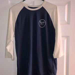 Pacsun X Brixton baseball style shirt